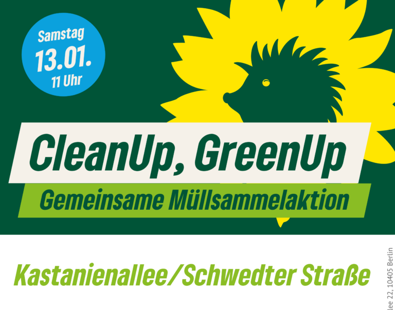 Clean Up Kastanienallee und Schwedter Straße