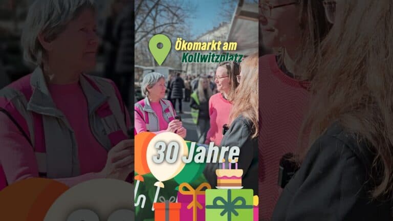 30 Jahre Ökomarkt am Kollwitzplatz